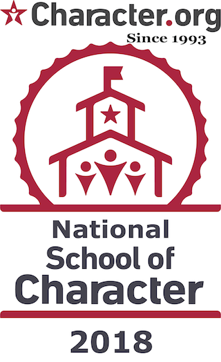 National School of Character Badge